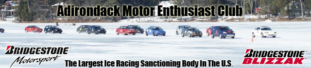 Ice race banner