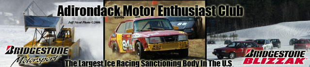 Ice race banner